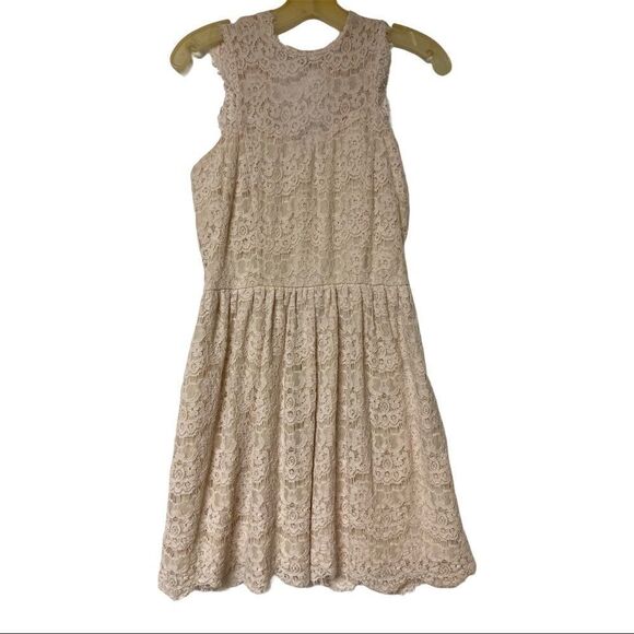XHILARATION, women’s, Short dress,Sz Small, Lace, cream color - Picture 1 of 12